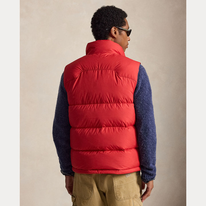 POLO Ralph Lauren Gorham Donsbodywarmer – Rood-100% polyester <br />Voering: 100% nylon <br />Vulling: 75% eendendons, 25