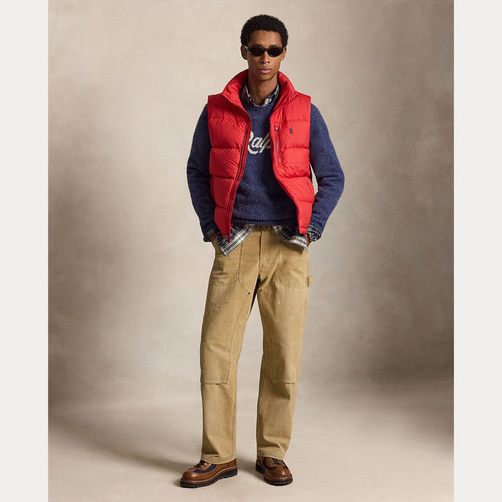 POLO Ralph Lauren Gorham Donsbodywarmer – Rood-100% polyester <br />Voering: 100% nylon <br />Vulling: 75% eendendons, 25