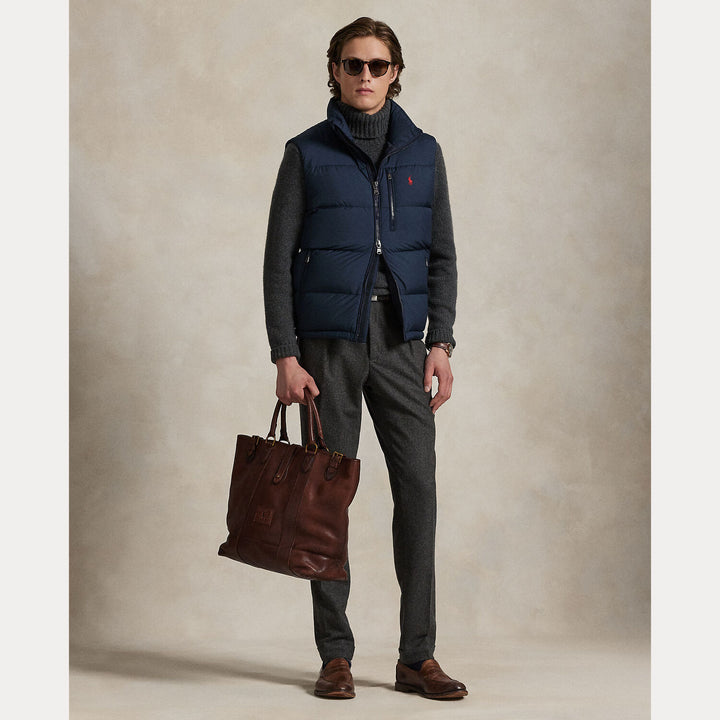 Polo Ralph Lauren Gorham Down Gilet – Blauw-100% polyester-HEREN JASSEN & JACKS-Blauw