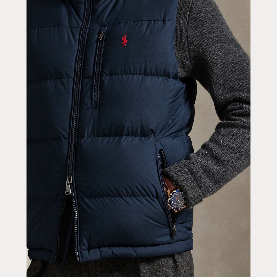 Polo Ralph Lauren Gorham Down Gilet – Blauw-100% polyester-HEREN JASSEN & JACKS-Blauw