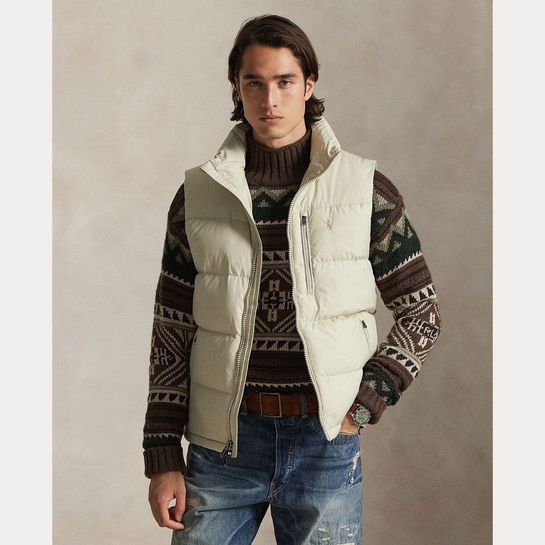 Polo Ralph Lauren Gorham Down Gilet – Crème-100% polyester-HEREN JASSEN & JACKS-Room