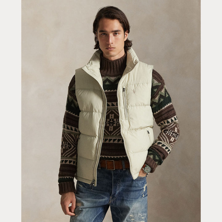 Polo Ralph Lauren Gorham Down Gilet – Crème-100% polyester-HEREN JASSEN & JACKS-Room