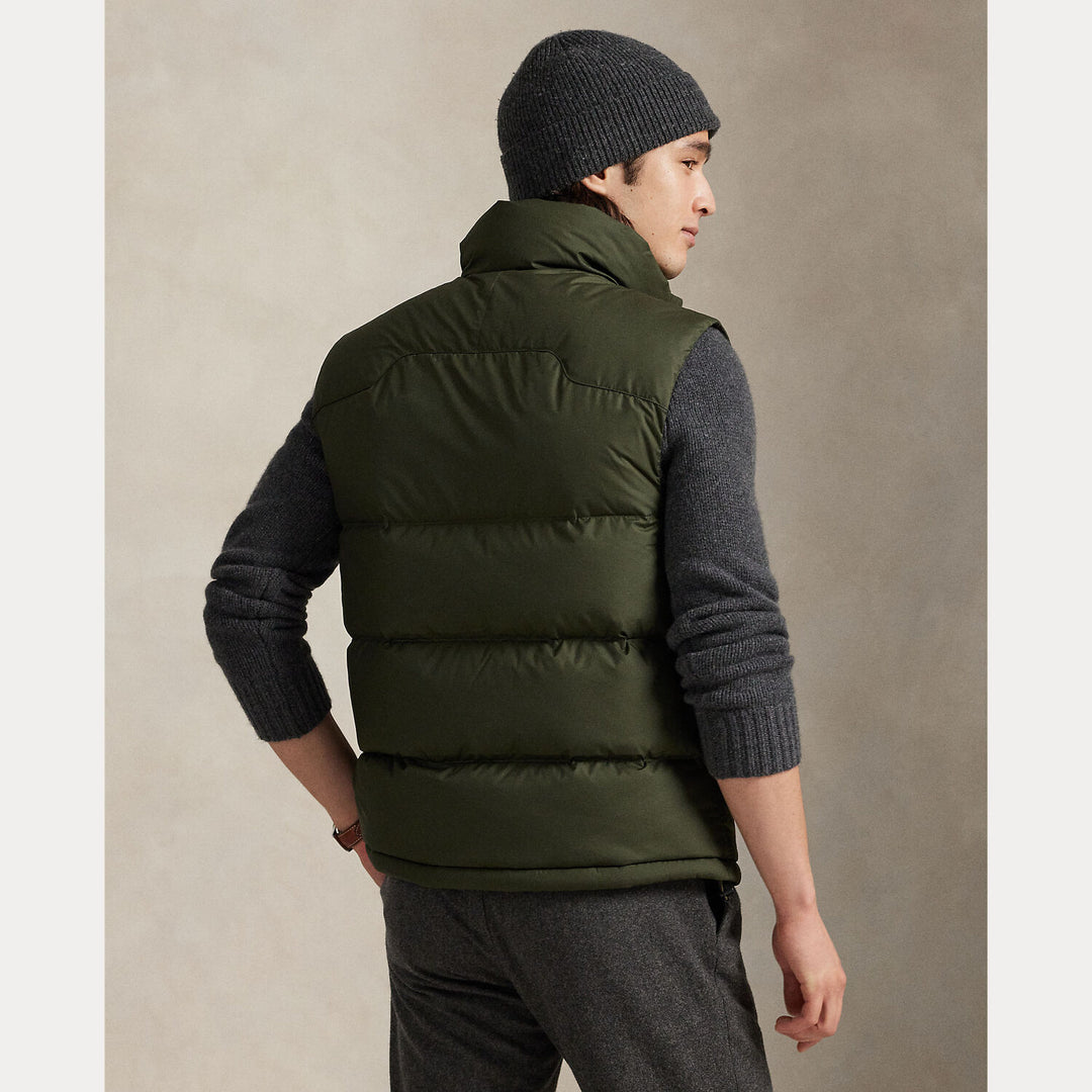 Polo Ralph Lauren Gorham Down Gilet – Groen-100% polyester-HEREN JASSEN & JACKS-Groen