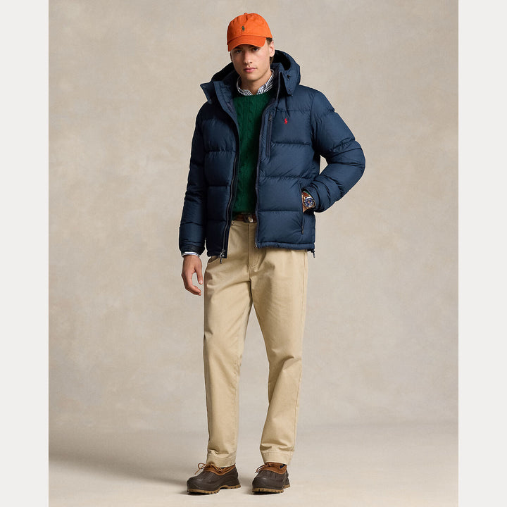 Polo Ralph Lauren Gorham Down Jacket – Blauw-100% polyester-HEREN JASSEN & JACKS-Blauw