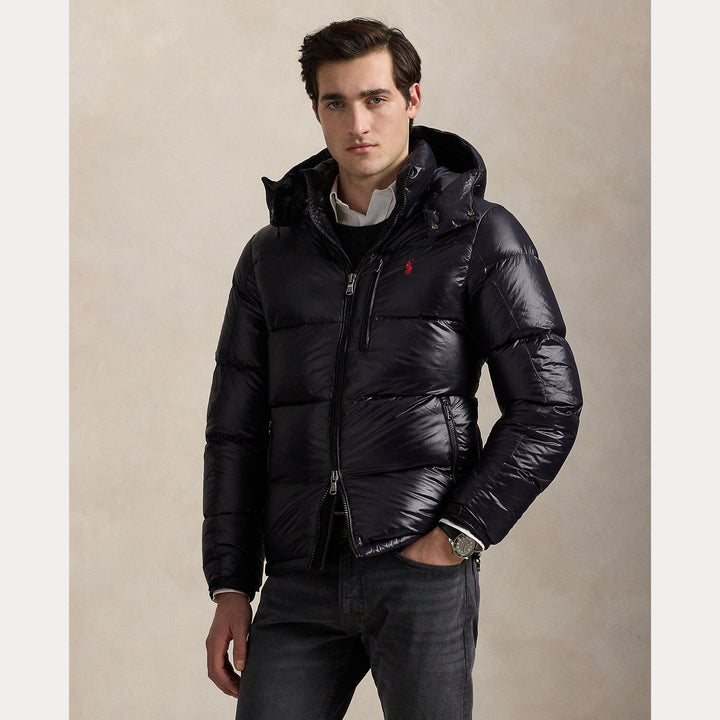 Polo Ralph Lauren Gorham Down Jacket – Zwart-100% polyester-HEREN JASSEN & JACKS-Zwart