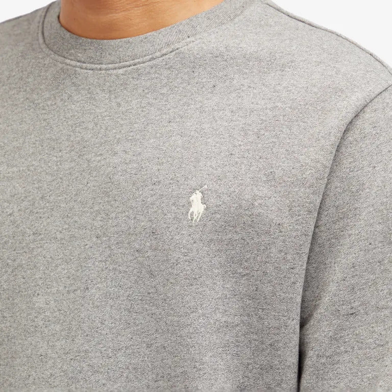 POLO Ralph Lauren grijze sweater-100% katoen-HEREN TRUIEN & VESTEN-Grijs