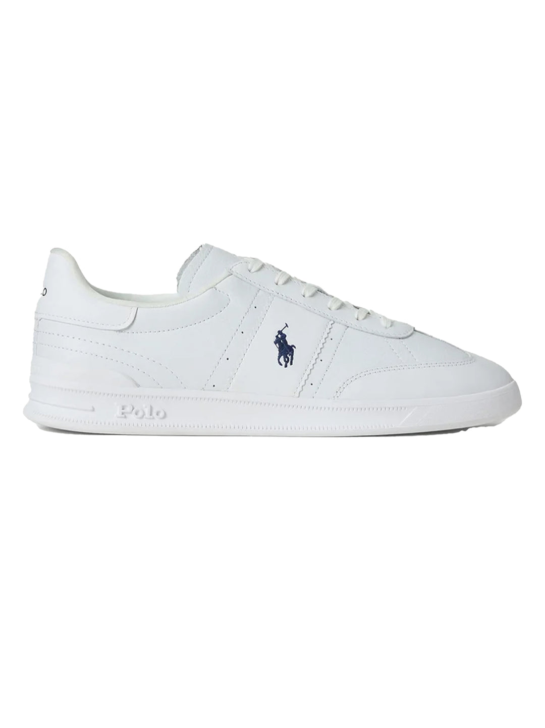 POLO Ralph Lauren heritage Aera leren sneaker-HEREN SCHOENEN & RIEMEN-Wit
