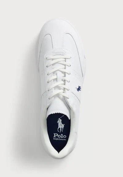 POLO Ralph Lauren heritage Aera leren sneaker-HEREN SCHOENEN & RIEMEN-Wit