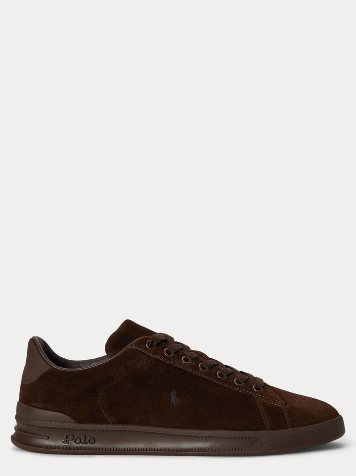 POLO Ralph Lauren Heritage Court Sneaker – Bruin-HEREN SCHOENEN & RIEMEN-Bruin