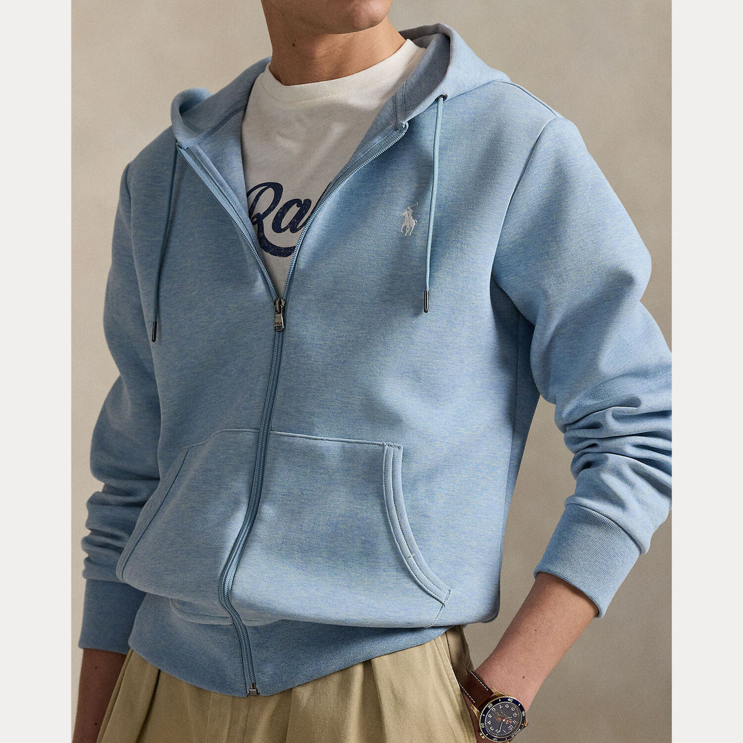 POLO Ralph Lauren hoodie vest-66% katoen, 34% polyester-HEREN TRUIEN & VESTEN-Blauw