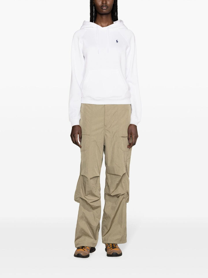 POLO Ralph Lauren hoodie wit-Model: 83% katoen, 17% polyester.-DAMES TRUIEN & VESTEN-Wit