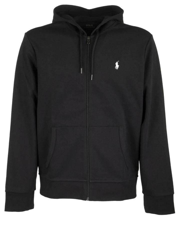 POLO Ralph Lauren hoody-66% katoen, 34% polyester-HEREN TRUIEN & VESTEN-Zwart