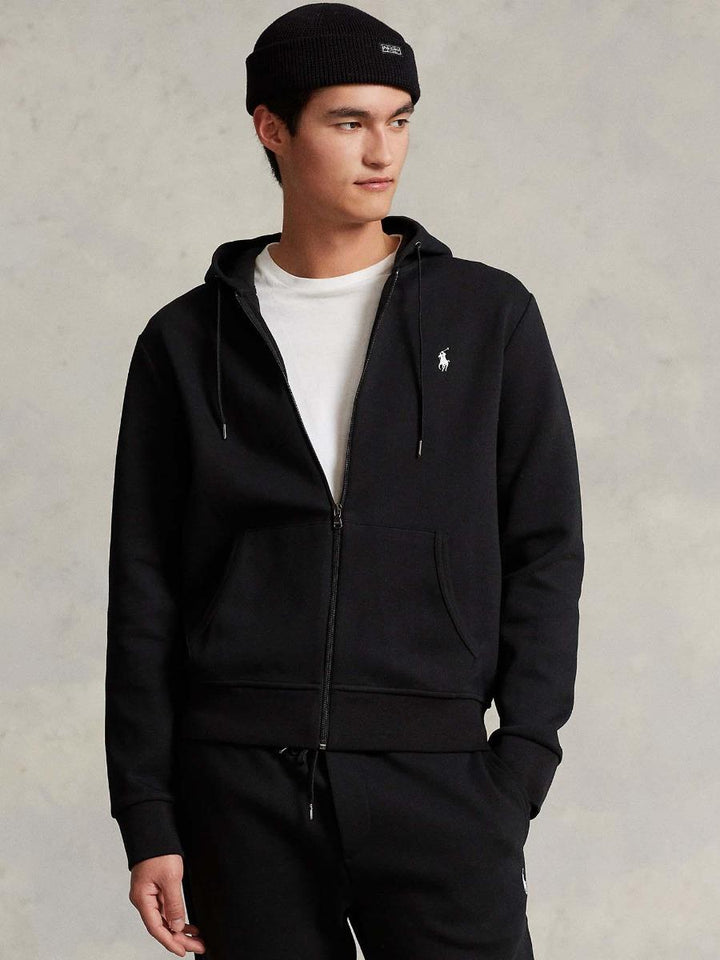 POLO Ralph lauren hoody-66% katoen, 34% polyester-HEREN TRUIEN & VESTEN-Zwart