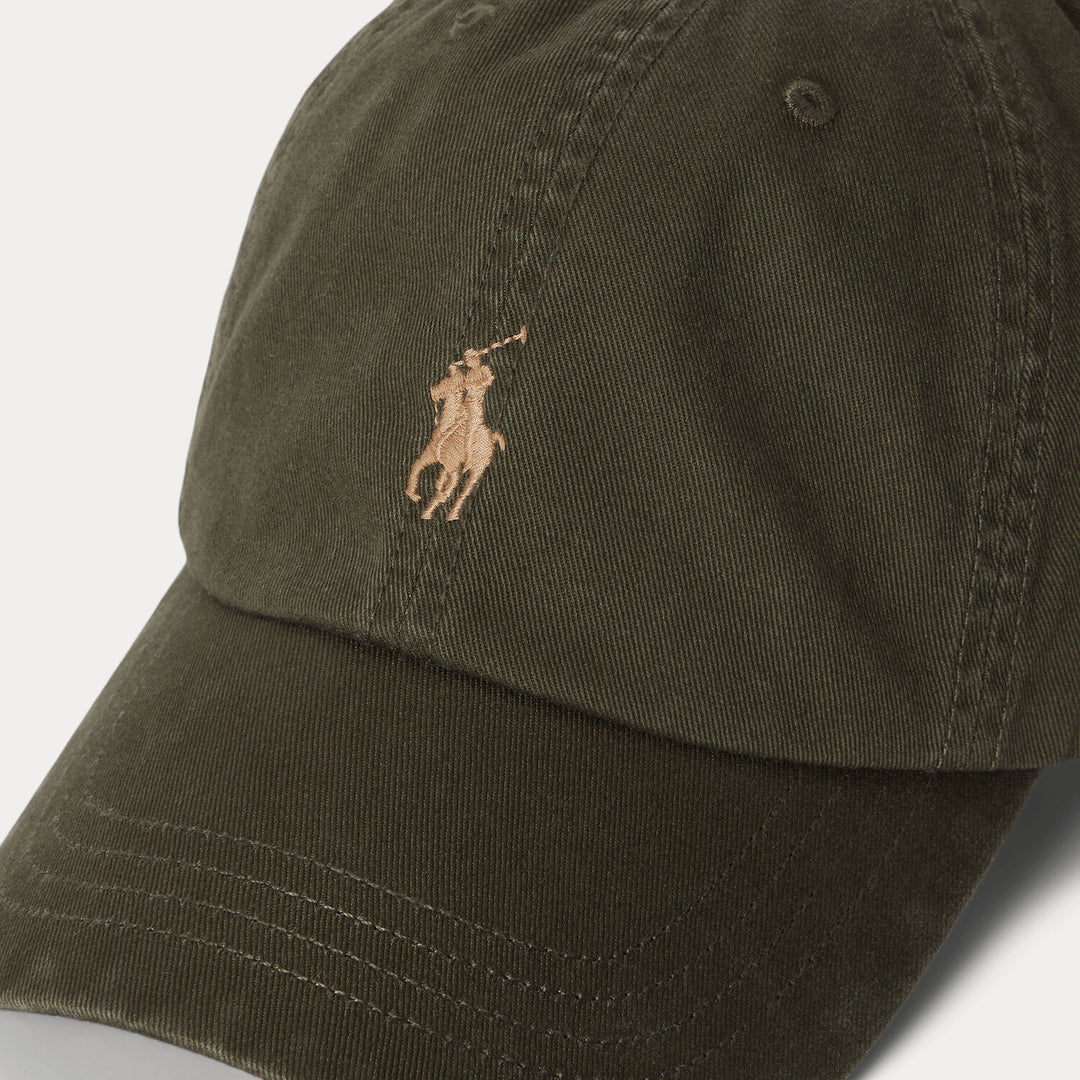 POLO Ralph Lauren Iconic Cotton Chino Pet – Groen-100% katoen-HEREN ACCESSOIRES-Groen