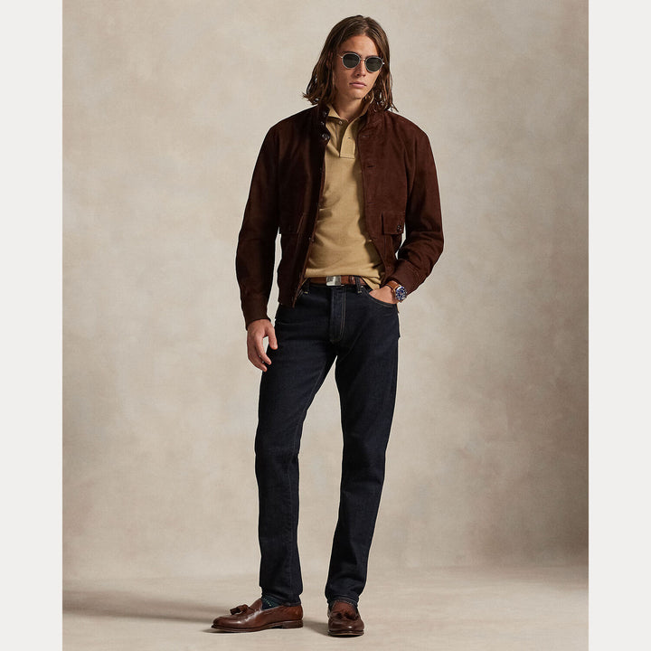 POLO Ralph Lauren Iconic Mesh Polo Custom Slim-100% katoen-HEREN POLO'S & T-SHIRTS-Bruin