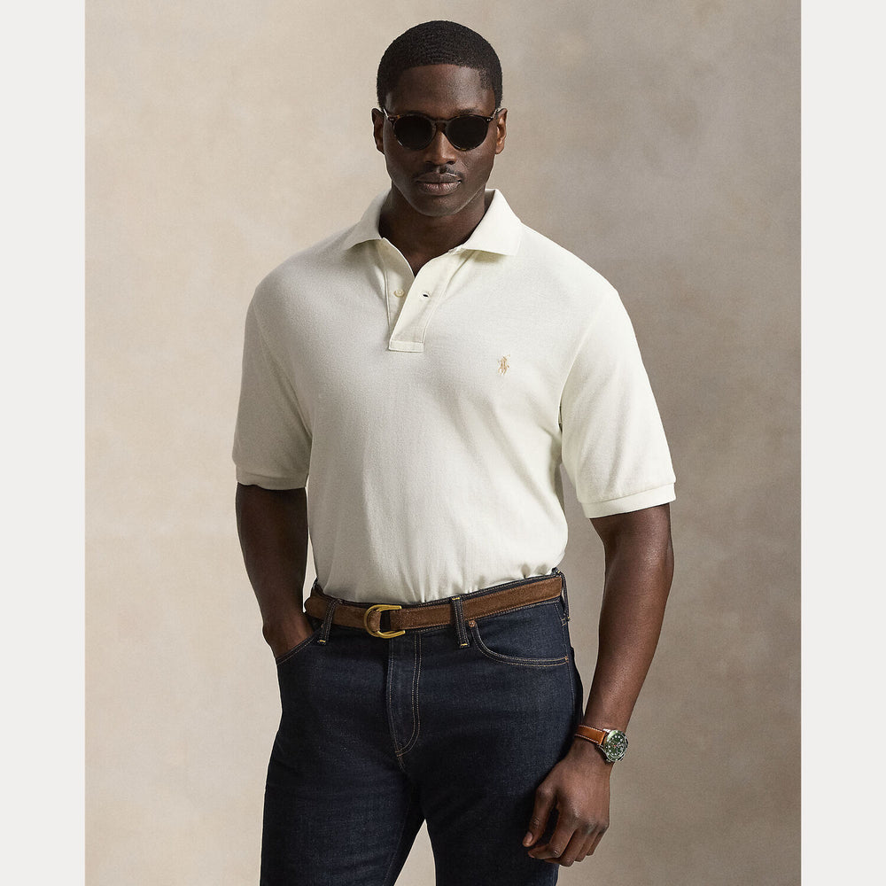 POLO Ralph Lauren Iconic Mesh Polo Custom Slim-100% katoen-HEREN POLO'S & T-SHIRTS-Room