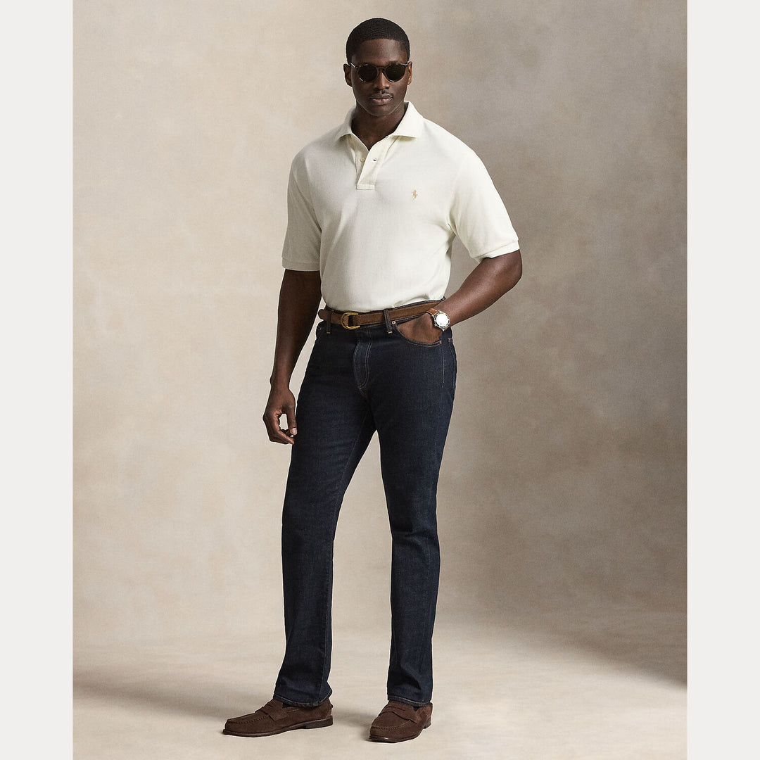 POLO Ralph Lauren Iconic Mesh Polo Custom Slim-100% katoen-HEREN POLO'S & T-SHIRTS-Room