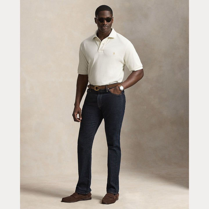 POLO Ralph Lauren Iconic Mesh Polo Custom Slim-100% katoen-HEREN POLO'S & T-SHIRTS-Room