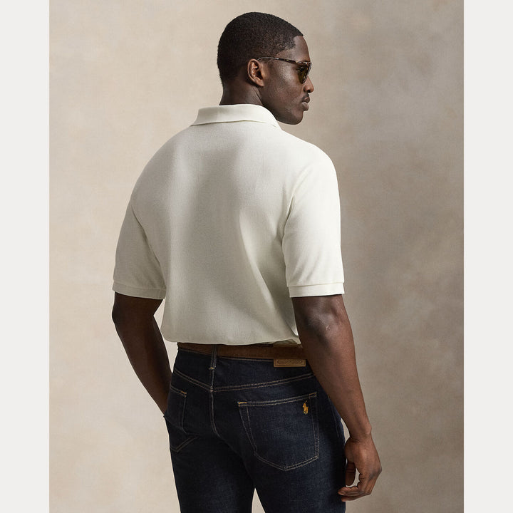 POLO Ralph Lauren Iconic Mesh Polo Custom Slim-100% katoen-HEREN POLO'S & T-SHIRTS-Room