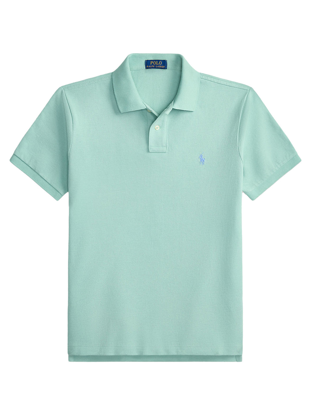 POLO Ralph Lauren Iconic Mesh Slim Fit – Groen-100% katoen-HEREN POLO'S & T-SHIRTS-Groen