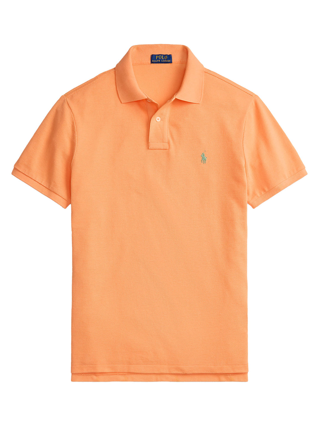 POLO Ralph Lauren Iconic Mesh Slim Fit – Oranje-100% katoen-HEREN POLO'S & T-SHIRTS-Oranje