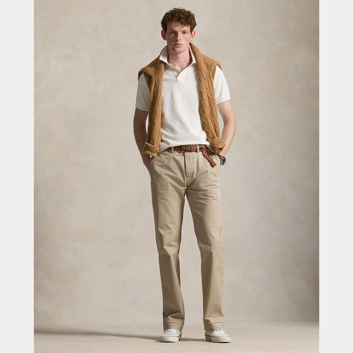 POLO Ralph Lauren Iconic Mesh Slim Fit – Wit-100% katoen-HEREN POLO'S & T-SHIRTS-Room