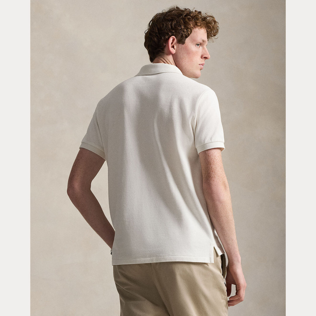 POLO Ralph Lauren Iconic Mesh Slim Fit – Wit-100% katoen-HEREN POLO'S & T-SHIRTS-Room