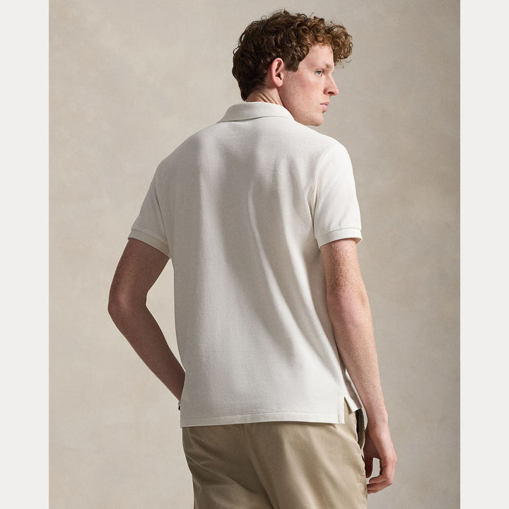POLO Ralph Lauren Iconic Mesh Slim Fit – Wit-100% katoen-HEREN POLO'S & T-SHIRTS-Room