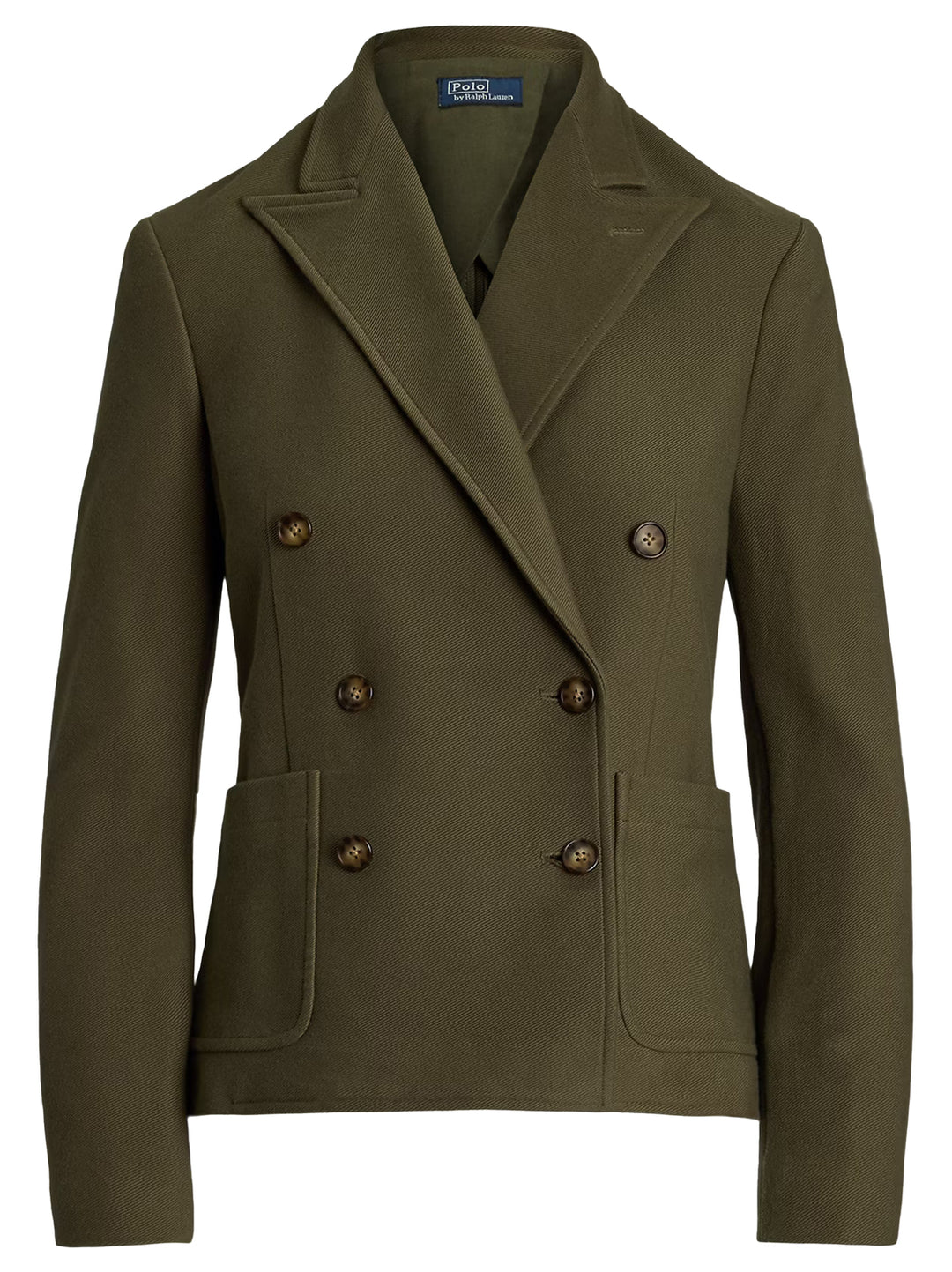 POLO Ralph Lauren Jacquard-gebreide blazer-Blazer: 98% katoen, 2% elastaan. Voering: 100% katoen.-DAMES BLAZERS & GILETS-Groen
