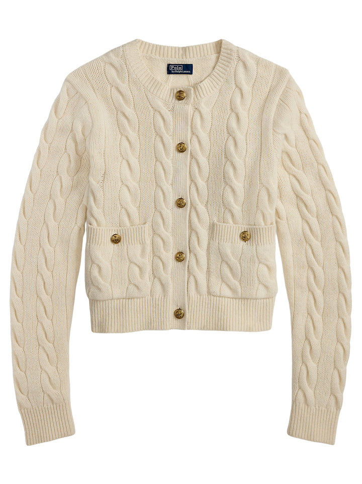 POLO Ralph Lauren Kabelgebreid Vest – Room-80% wol, 20% cashmere-DAMES TRUIEN & VESTEN-Room