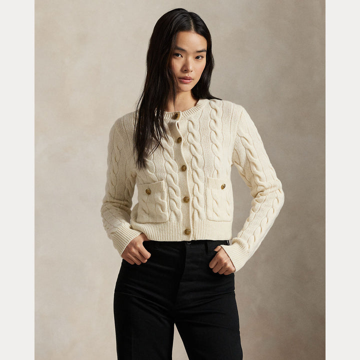 POLO Ralph Lauren Kabelgebreid Vest – Room-80% wol, 20% cashmere-DAMES TRUIEN & VESTEN-Room