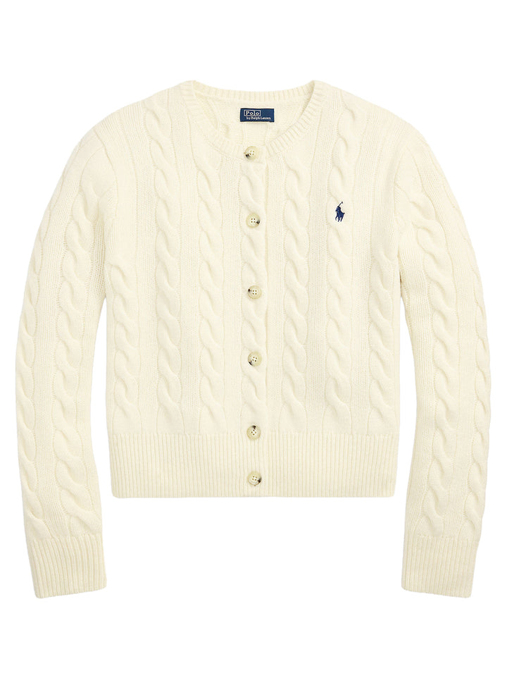 POLO Ralph Lauren Kabelvest wol en cashmere-80% wol, 20% cashmere-DAMES TRUIEN & VESTEN-Room
