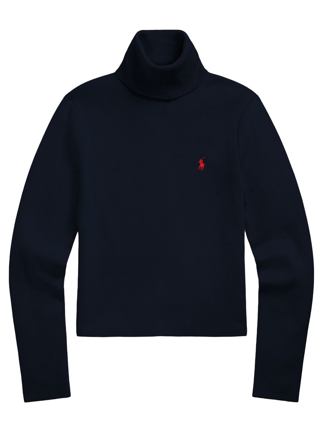 Polo Ralph Lauren Katoenblend Coltrui – Blauw-80% katoen, 17% nylon, 3% elastaan-DAMES TRUIEN & VESTEN-Blauw