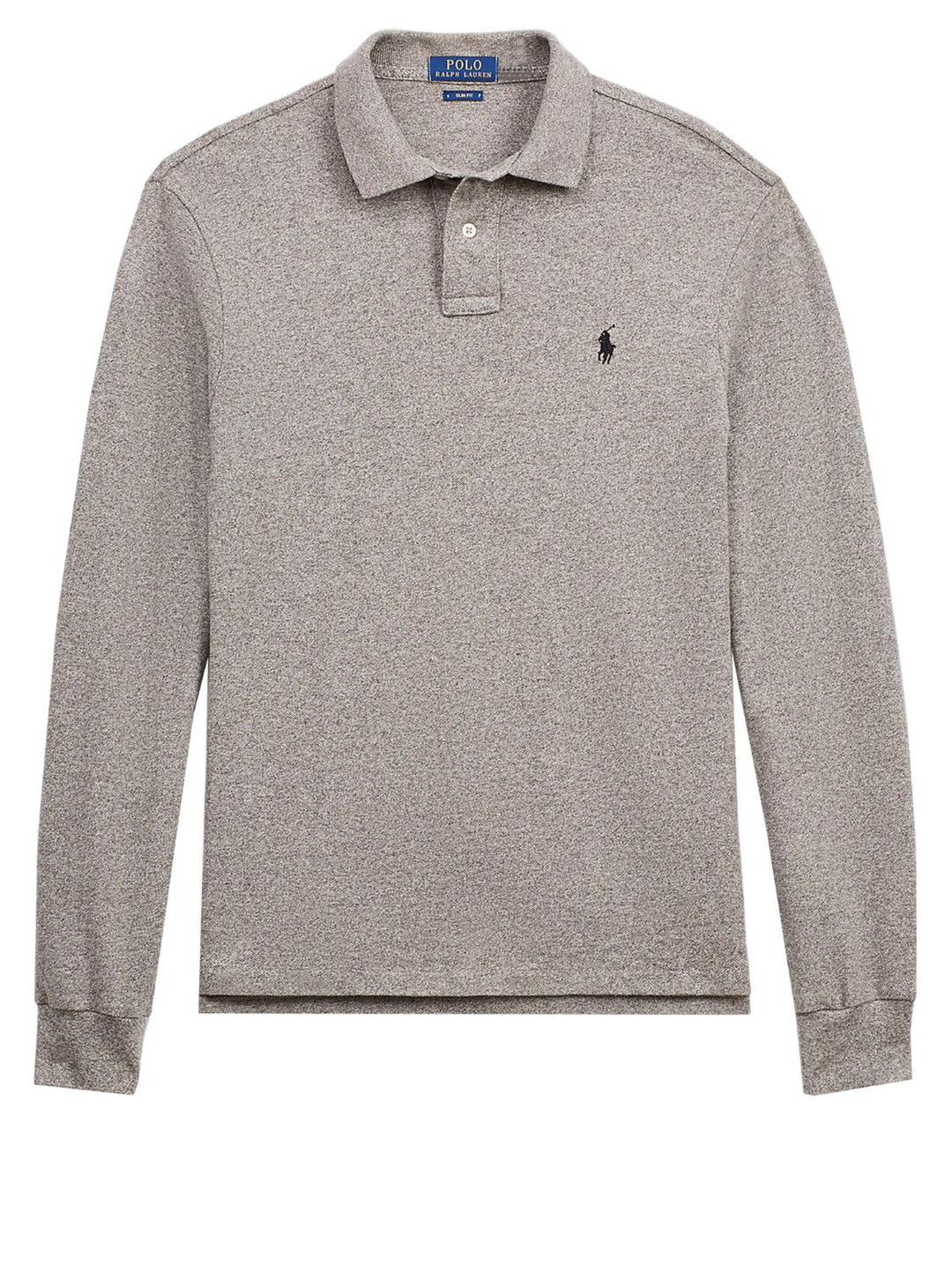 POLO Ralph Lauren lange mouw-100% katoen-HEREN POLO'S & T-SHIRTS-Grijs