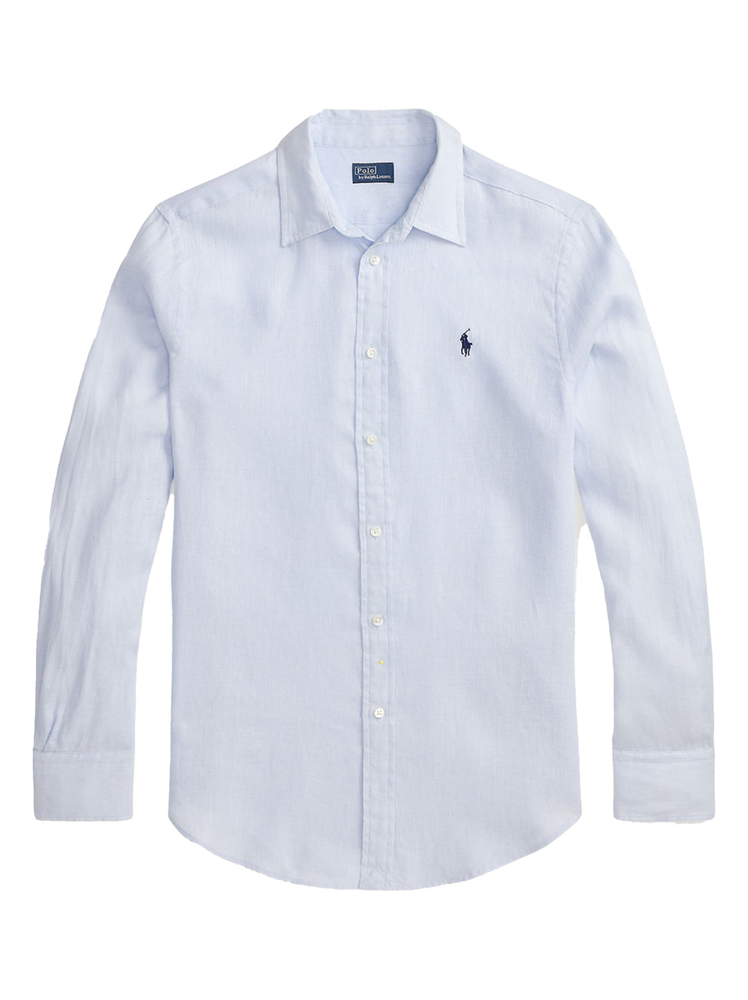 POLO Ralph Lauren Linnen Blouse – Blauw-100% linnen-DAMES TOPS & BLOUSES-Blauw