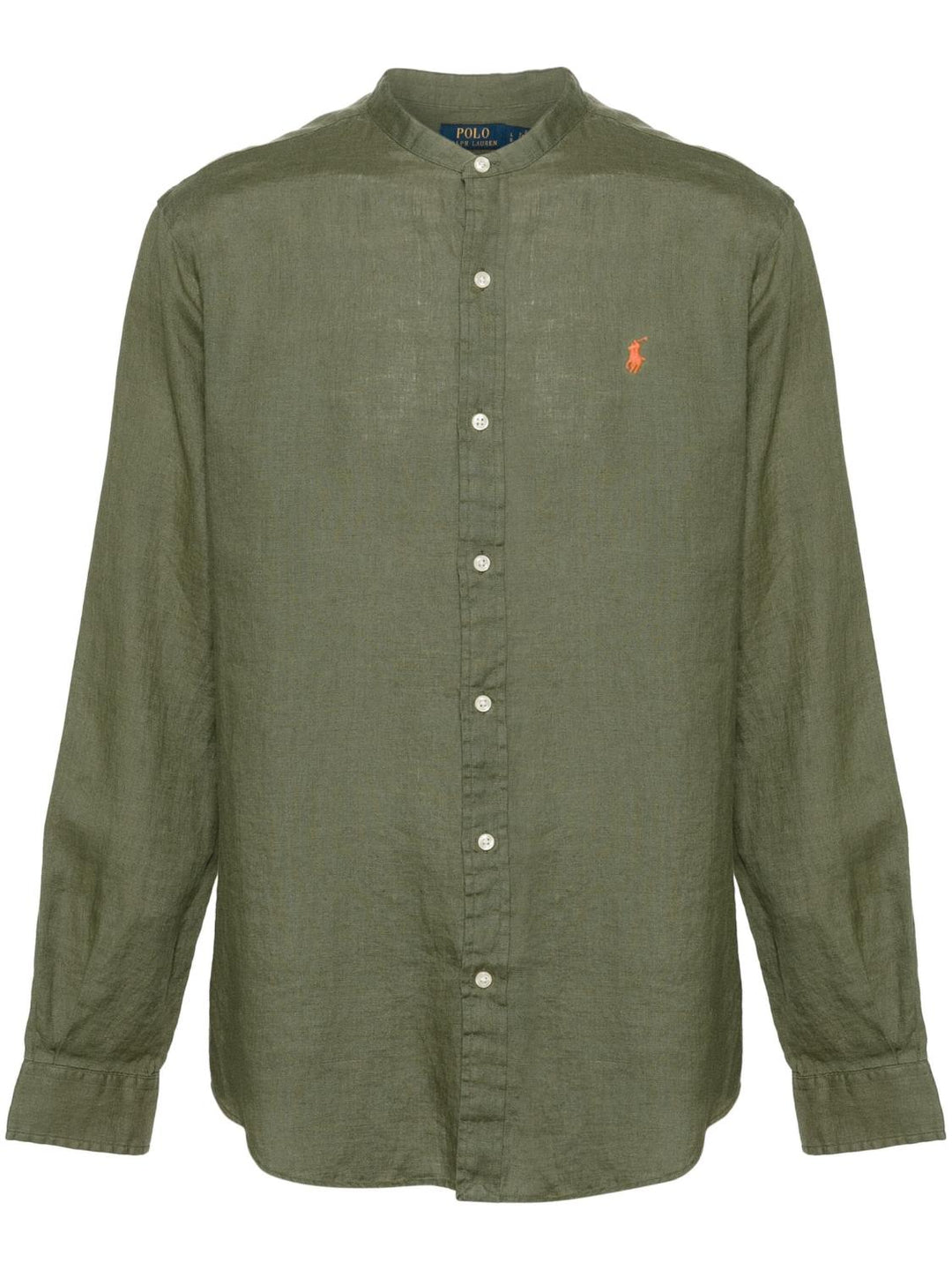 POLO Ralph Lauren linnen shirt-100% linnen-HEREN SHIRTS-Groen