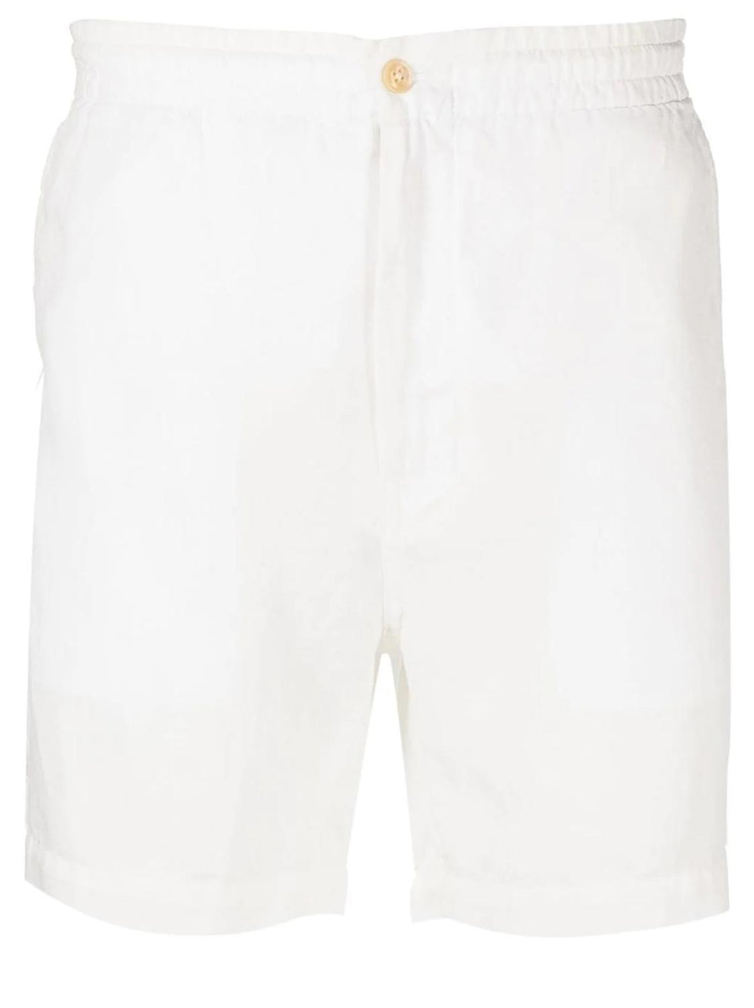 POLO Ralph Lauren linnen short-62% linnen, 26% lyocell, 12% katoen-HEREN BROEKEN-Wit