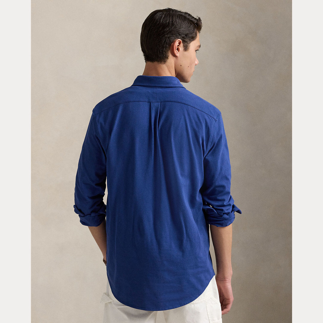 POLO Ralph Lauren Long Sleeve shirt-100% Katoen-HEREN SHIRTS-Blauw