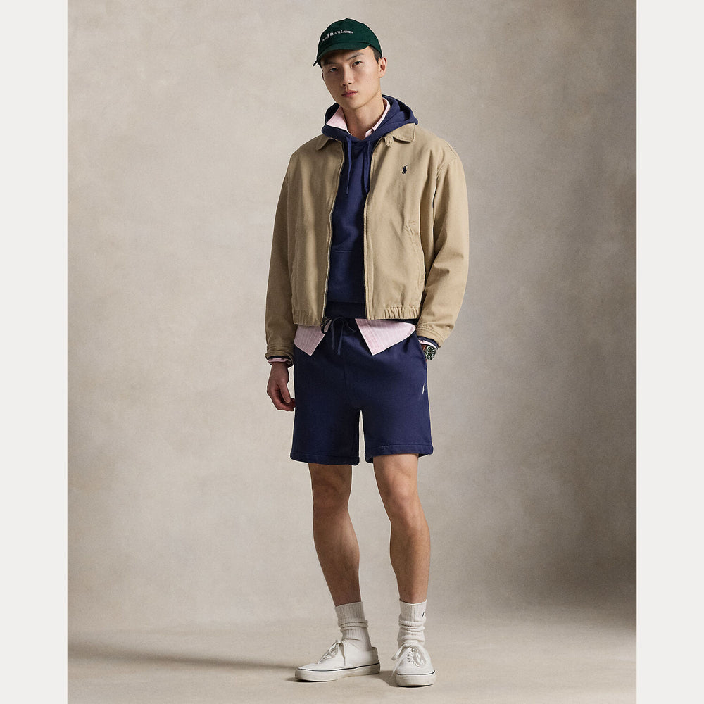 POLO Ralph Lauren Loopback fleece short – Blauw-100% katoen-HEREN BROEKEN-Blauw