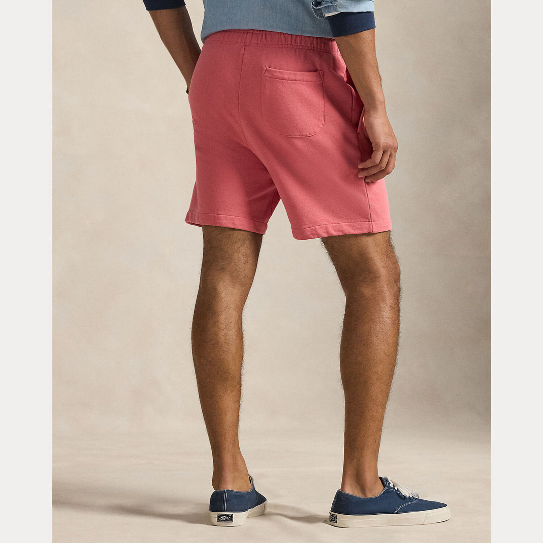 POLO Ralph Lauren Loopback fleece short – Rood-100% katoen-HEREN BROEKEN-Rood