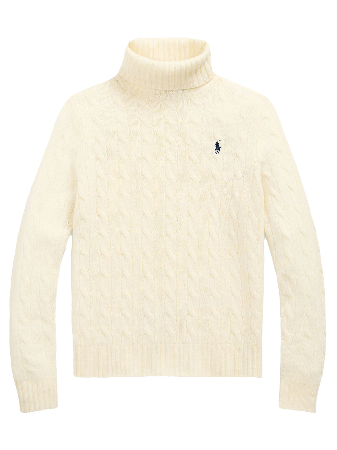 POLO Ralph Lauren LS TN Long Sleeve Pullover – Wit-90% wol, 10% cashmere-DAMES TRUIEN & VESTEN-Wit