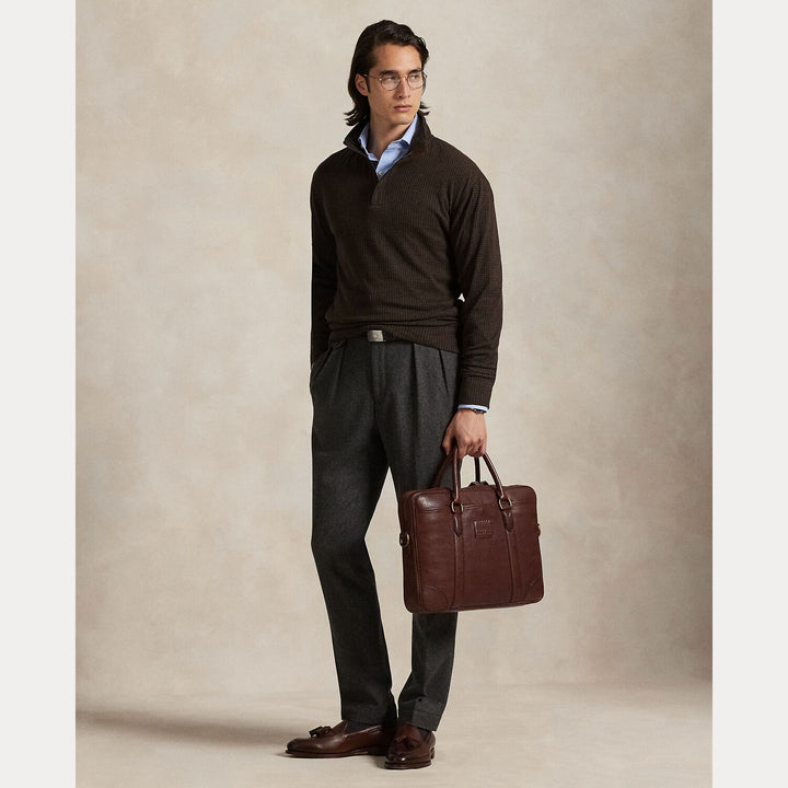 POLO Ralph Lauren – Luxury Jersey Pullover -69% katoen, 29% viscose, 2% nylon-HEREN TRUIEN & VESTEN-Bruin