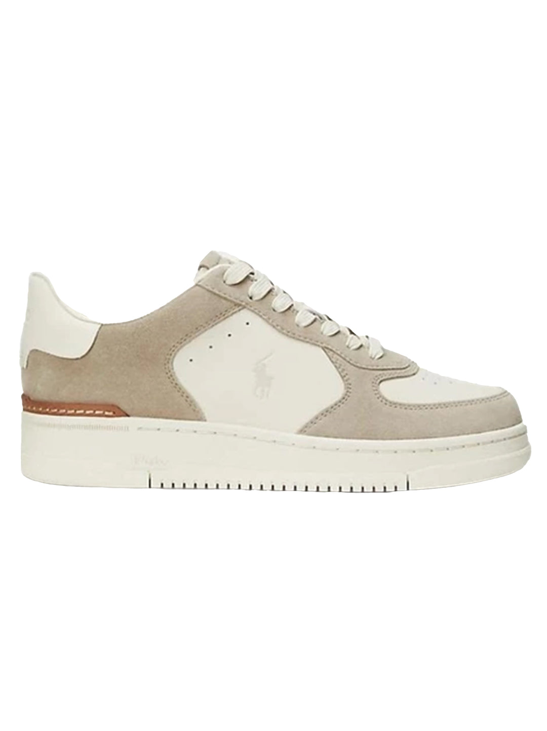 POLO Ralph Lauren MASTERS COURT sneakers-Leer-HEREN SCHOENEN & RIEMEN-Beige