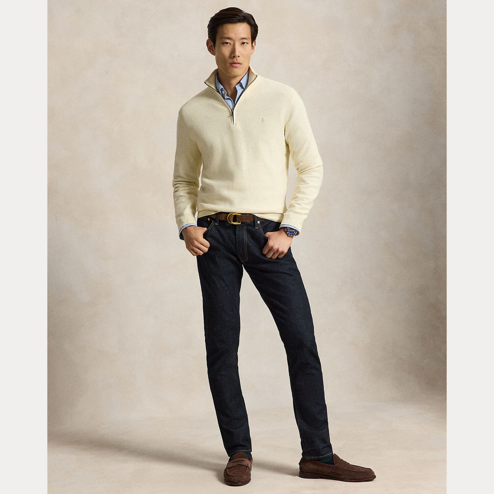 POLO Ralph Lauren Mesh Knit Half Zip – Room-100% katoen-HEREN TRUIEN & VESTEN-Room