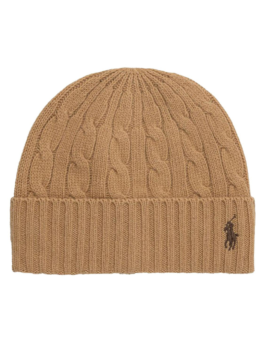 POLO Ralph Lauren muts beige-80% wol, 20% polyamide-HEREN ACCESSOIRES-Beige