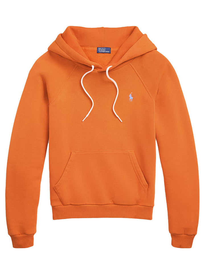 POLO Ralph Lauren oranje hoodie-Model: 83% katoen, 17% polyester.-DAMES TRUIEN & VESTEN-Oranje