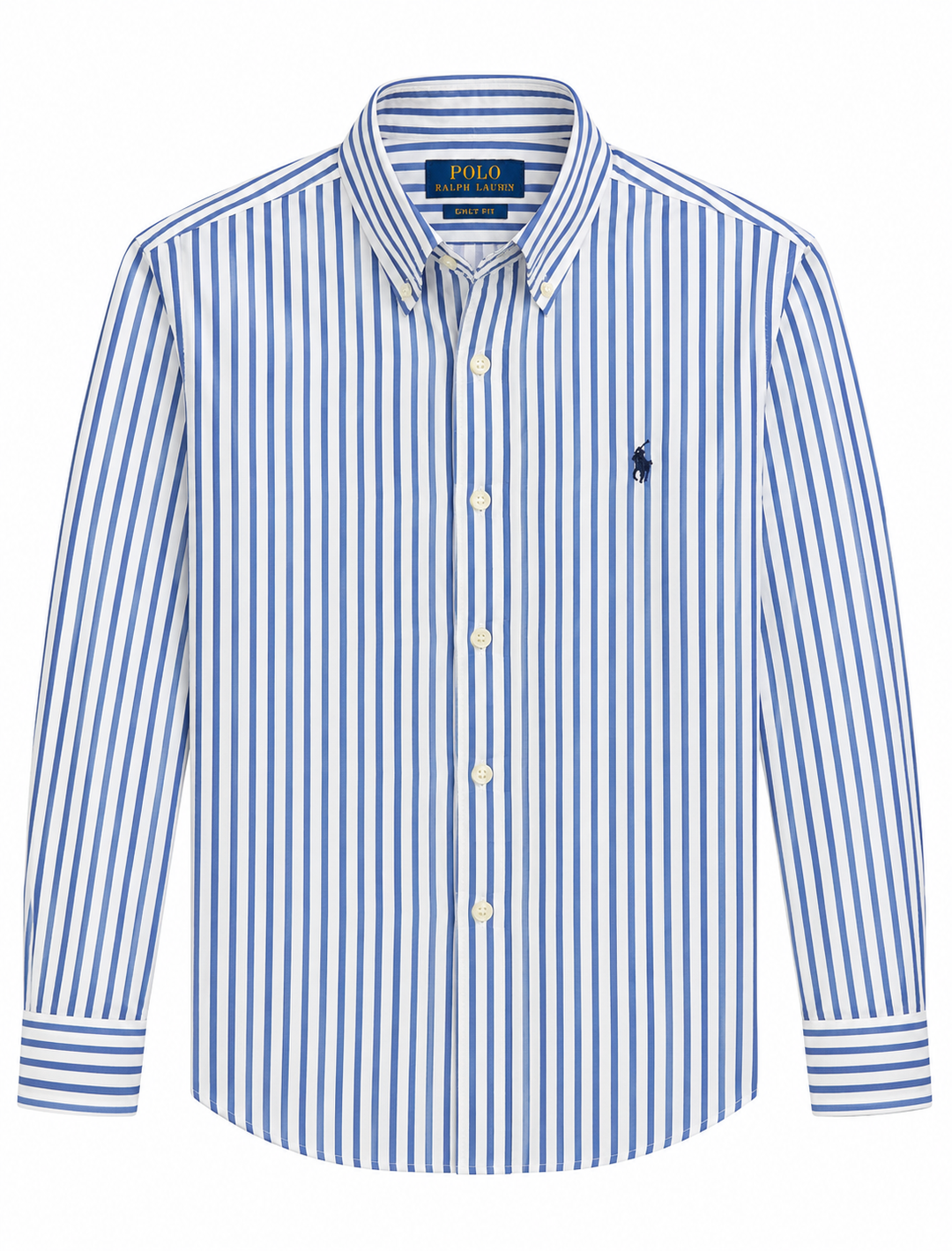 POLO Ralph Lauren Overhemd Custom Fit – Wit-100% katoen-HEREN SHIRTS-Wit