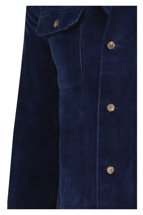 POLO Ralph Lauren Overshirt-100% Katoen-HEREN SHIRTS-Blauw