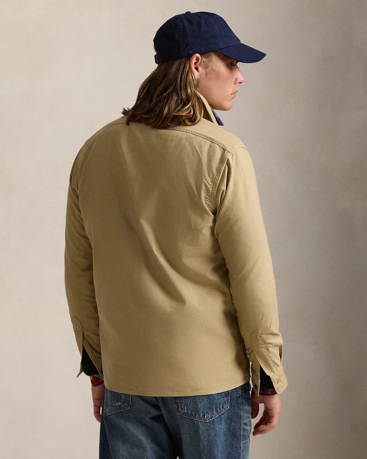 POLO Ralph Lauren overshirt -100% Katoen-HEREN SHIRTS-Bruin