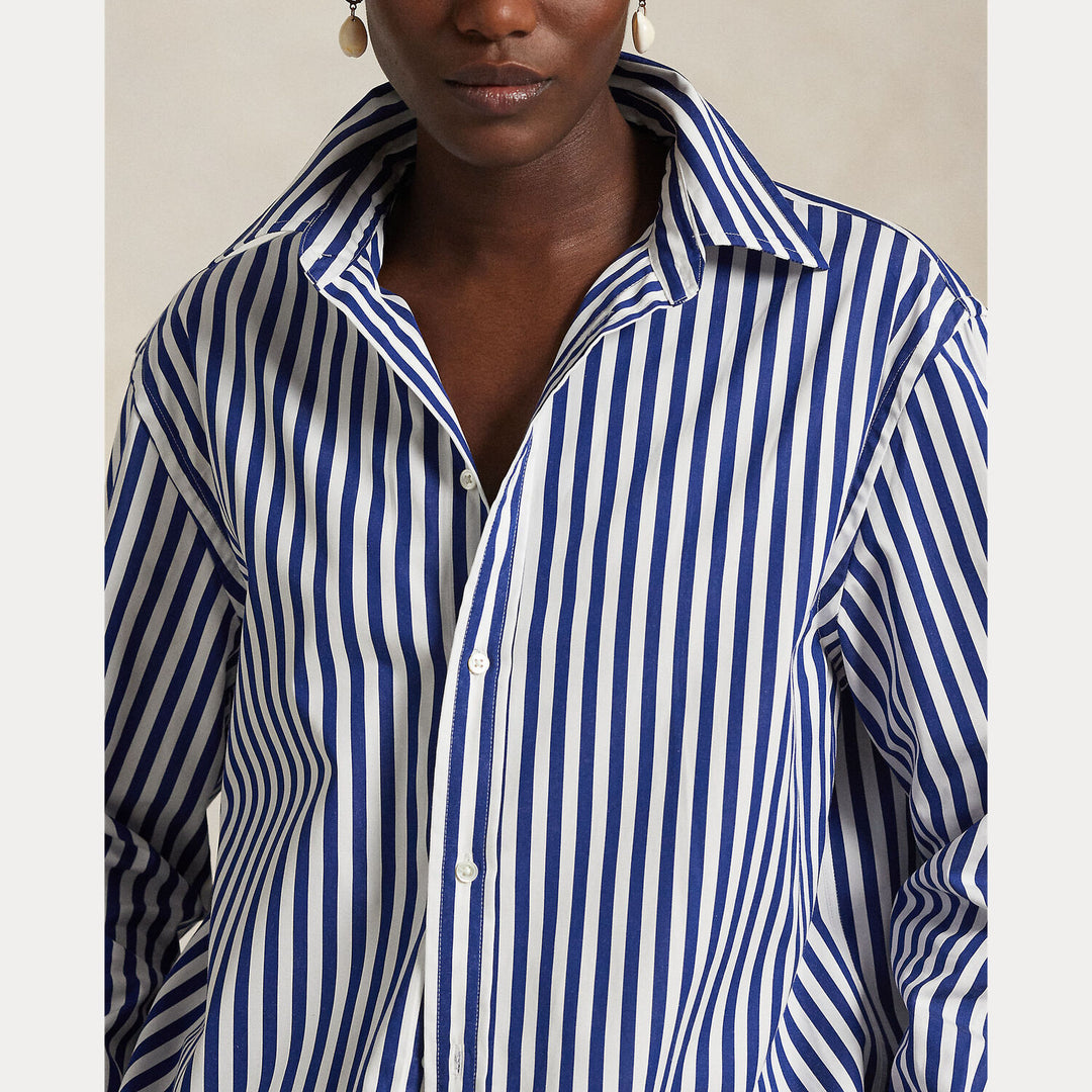 POLO Ralph Lauren – Oversized Fit Blouse -100% katoen-DAMES TOPS & BLOUSES-Divers